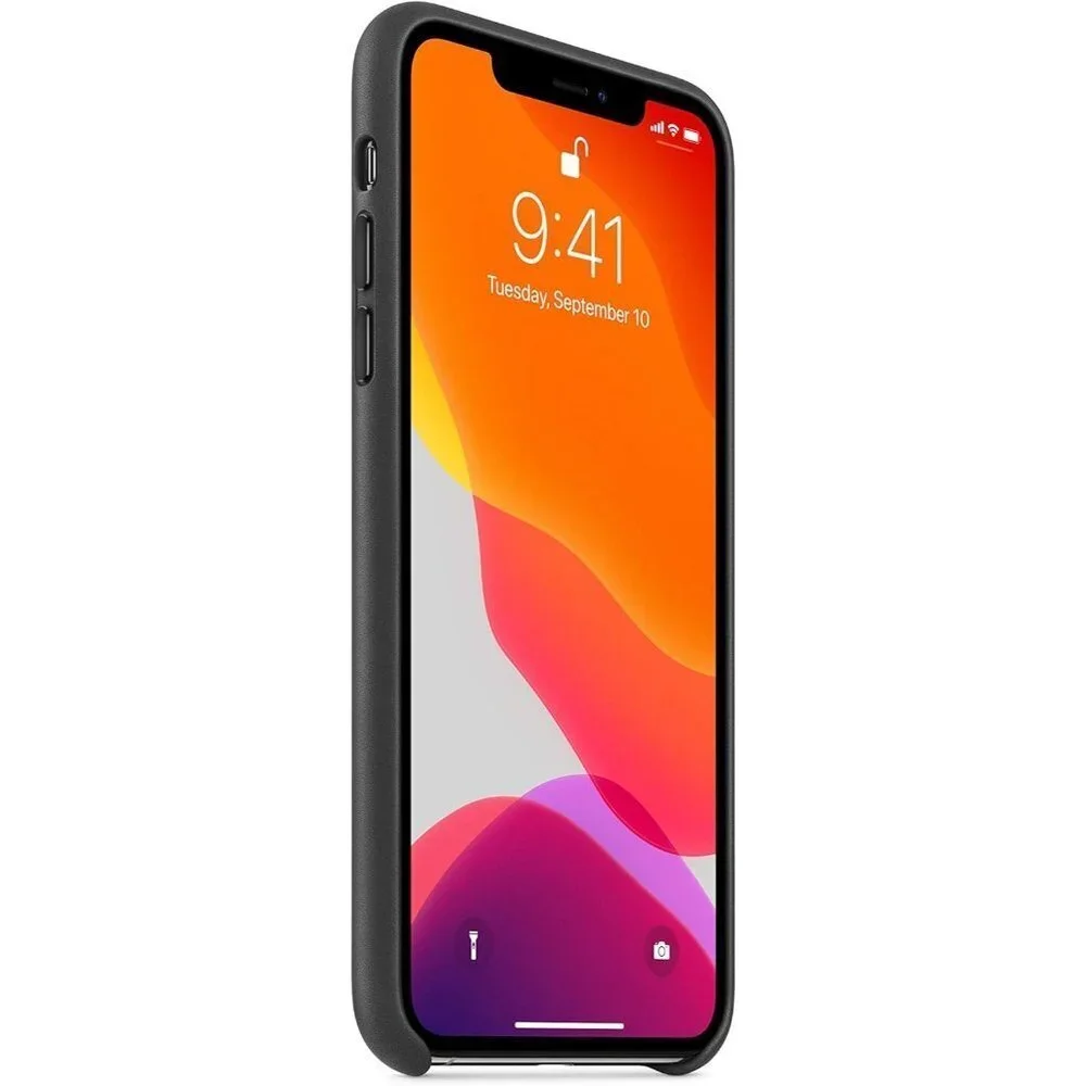 Apple iPhone 11 Pro Max Leather Case Black Brand New